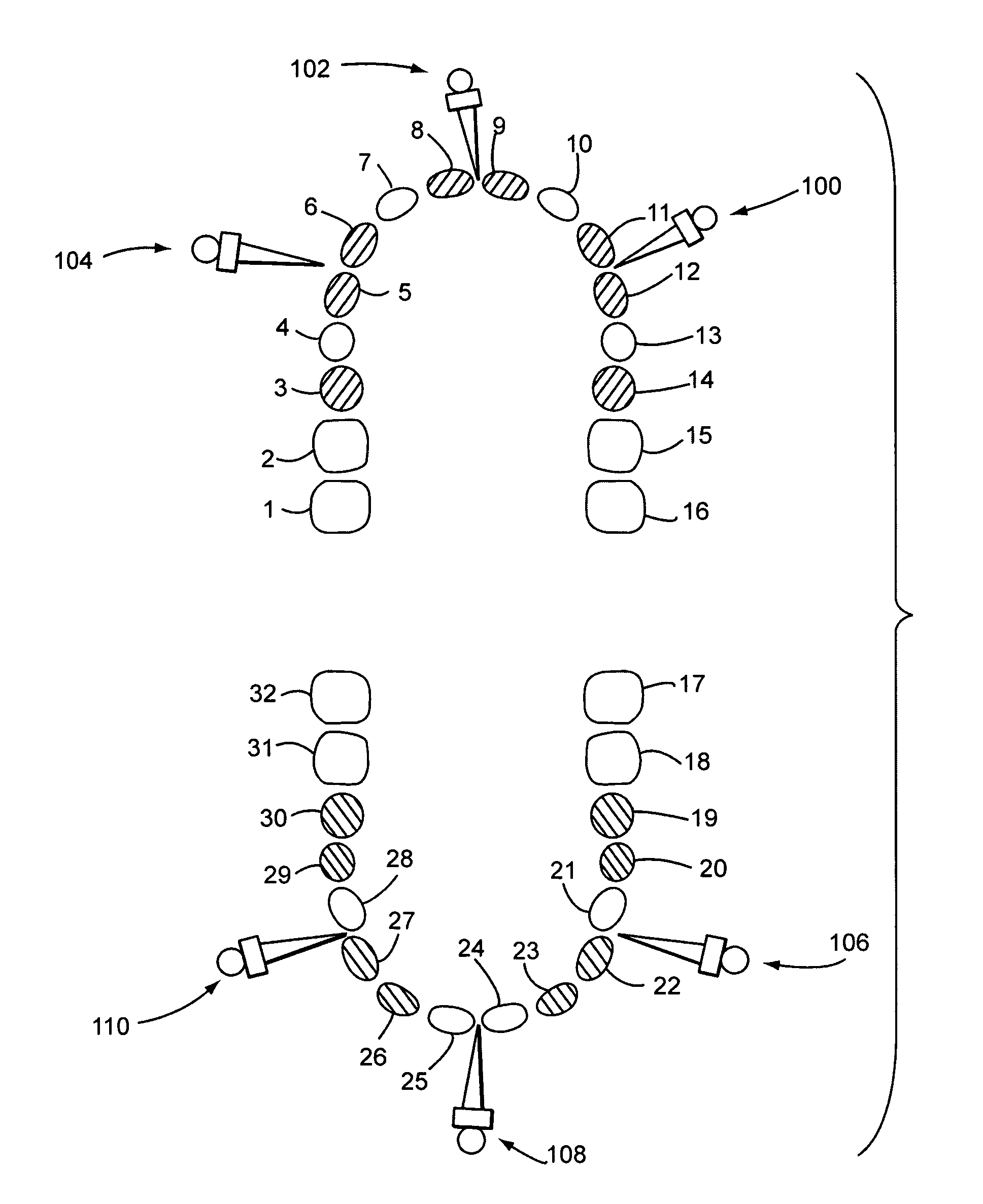 Capture of a planned vertical dimension of occlusion to facilitate simultaneous restoration of both maxillary and mandibular arches using implants