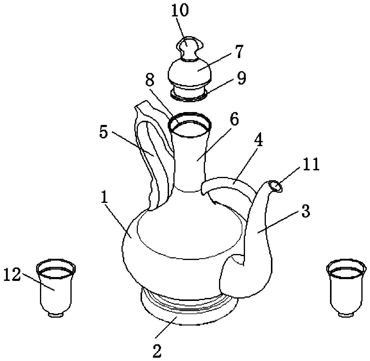 Functional health preserving porcelain and manufacturing method thereof