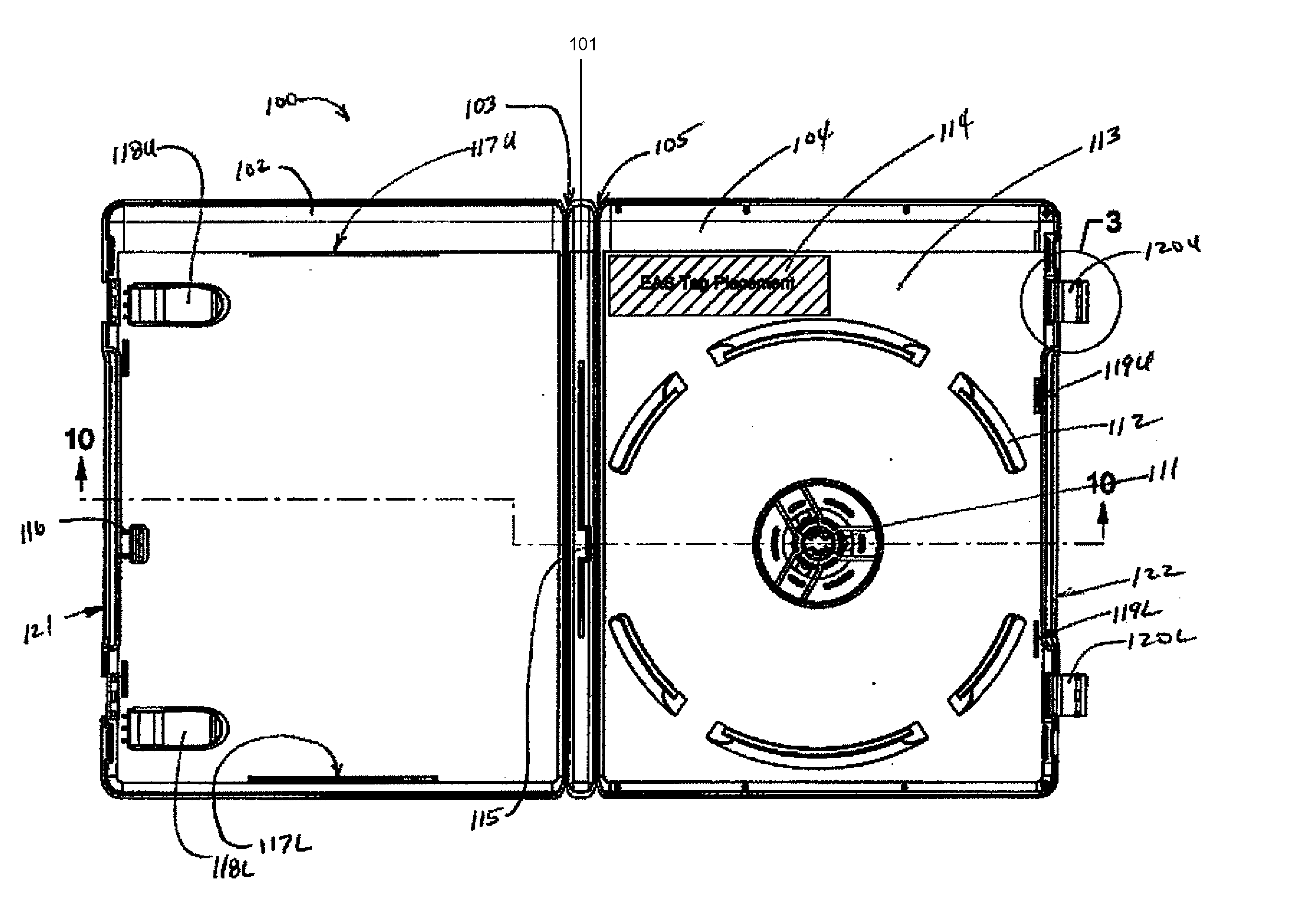 Injection Molded Case for Optical Storage Discs
