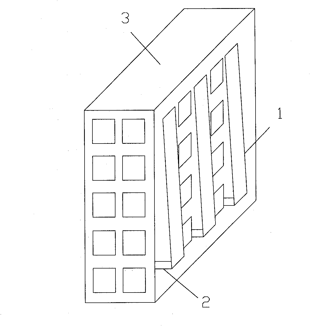 Device for enhancing house illumination by using large plane mirror and manufacturing method thereof