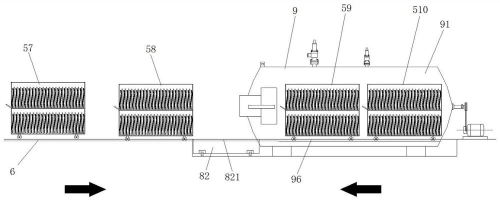 A kind of tile double-glass component production process