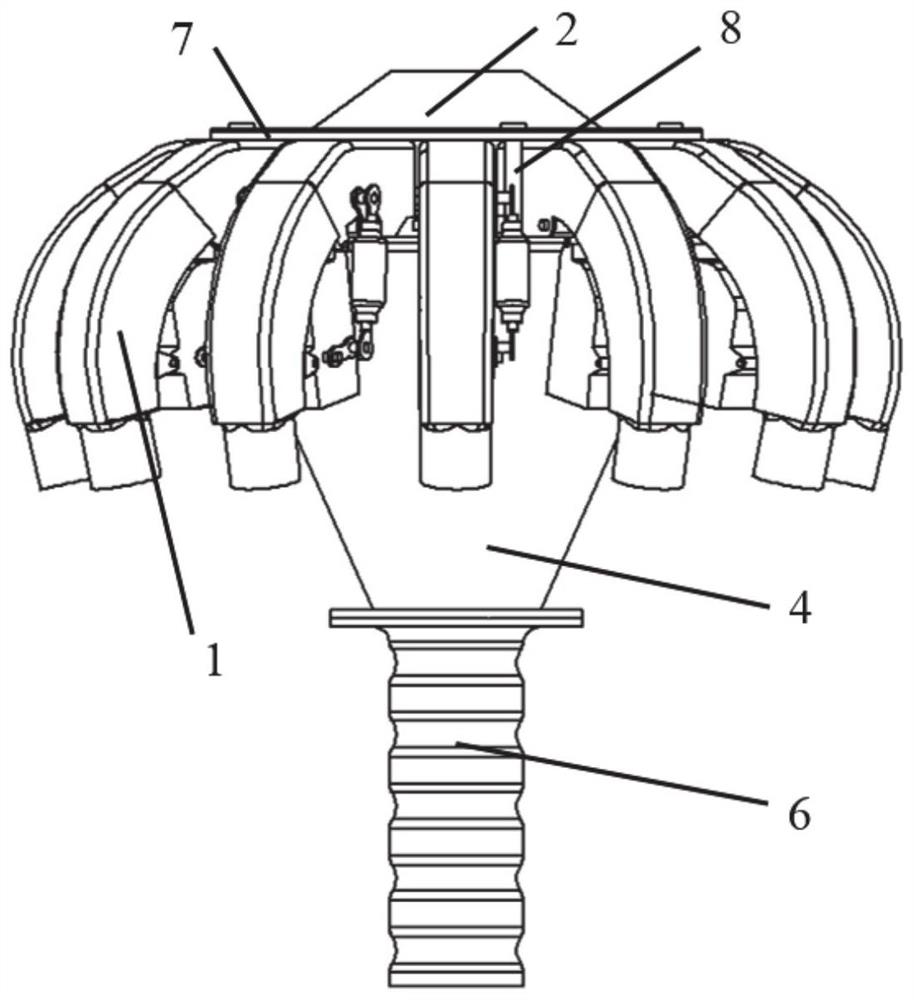 A kind of rice and wheat collecting and distributing device and method