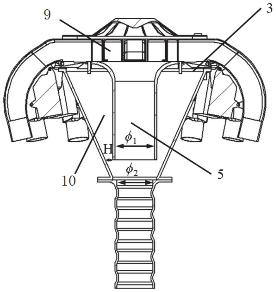 A kind of rice and wheat collecting and distributing device and method