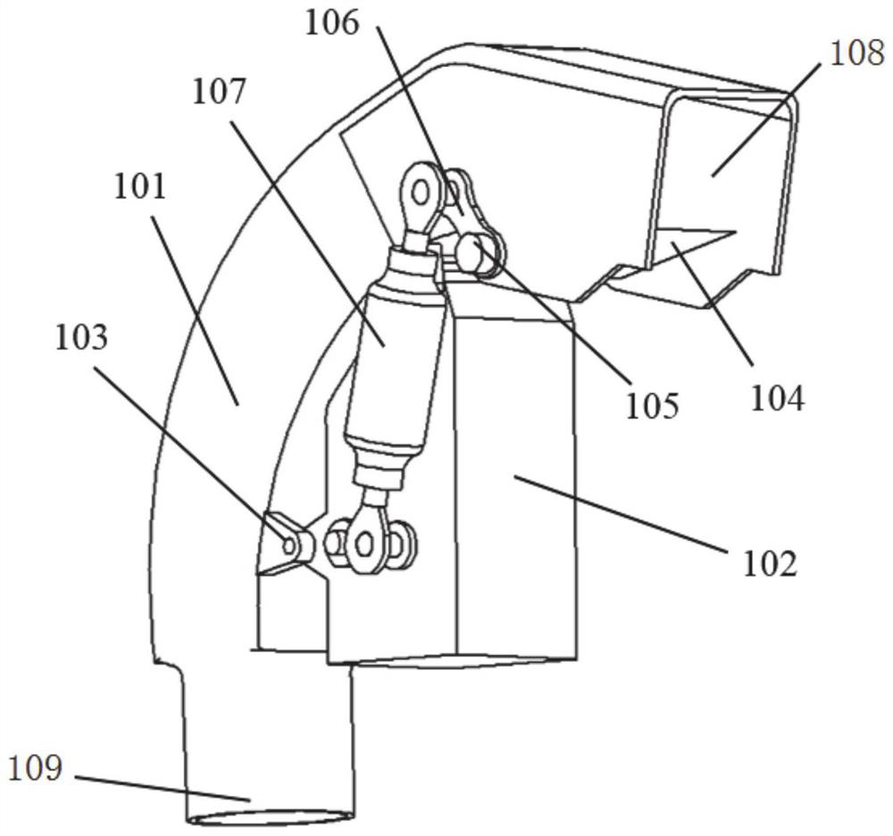 A kind of rice and wheat collecting and distributing device and method