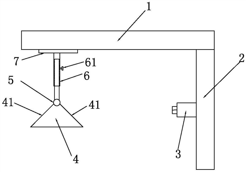 A measuring device for vertical deformation