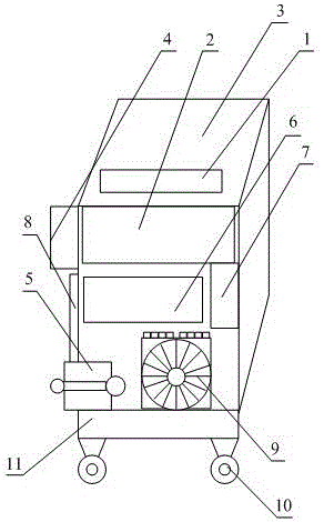 Mechanical device for processing oral tablets