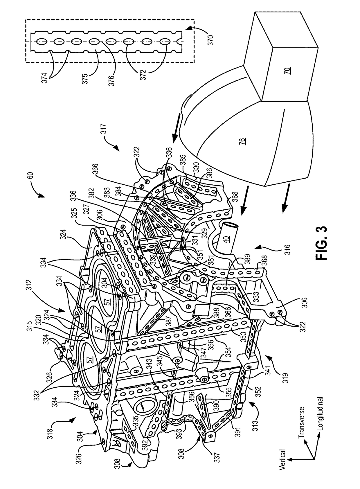 Reinforced composite cylinder block