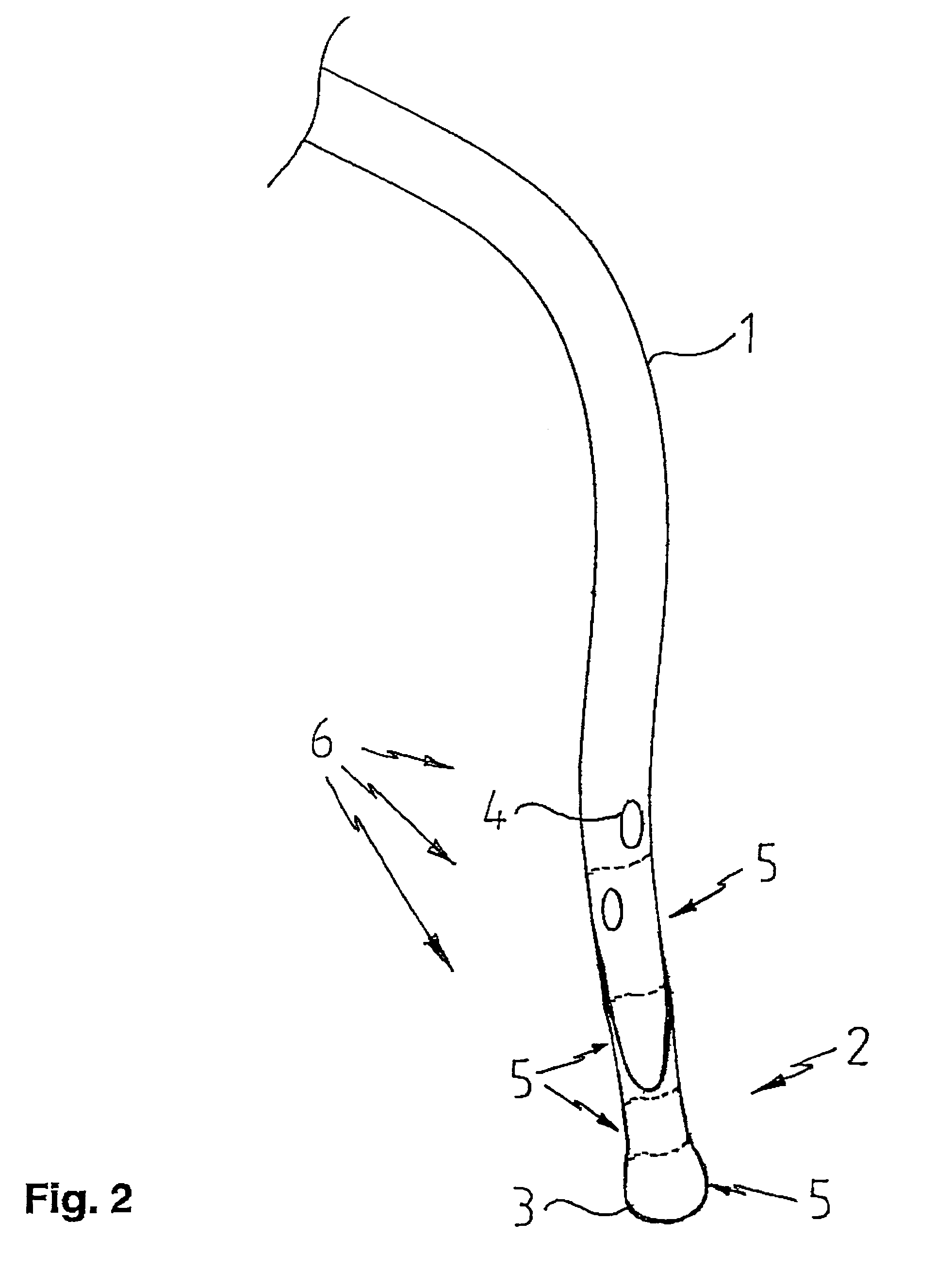 Catheter for drainage of the bladder