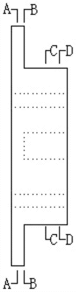 A device and method for measuring large strain of surrounding rock based on fiber grating displacement meter string