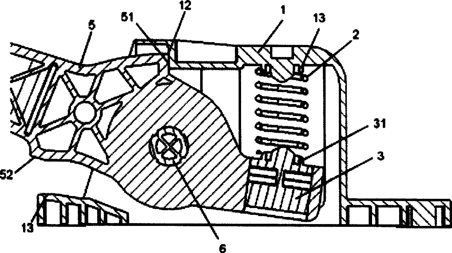 Electric accelerator pedal for vehicle