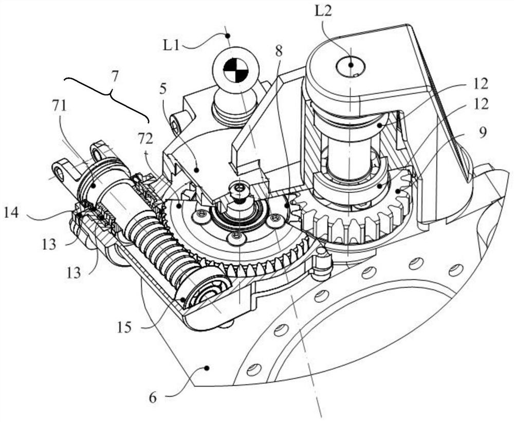 Vehicle double-kingpin differential independent steering system