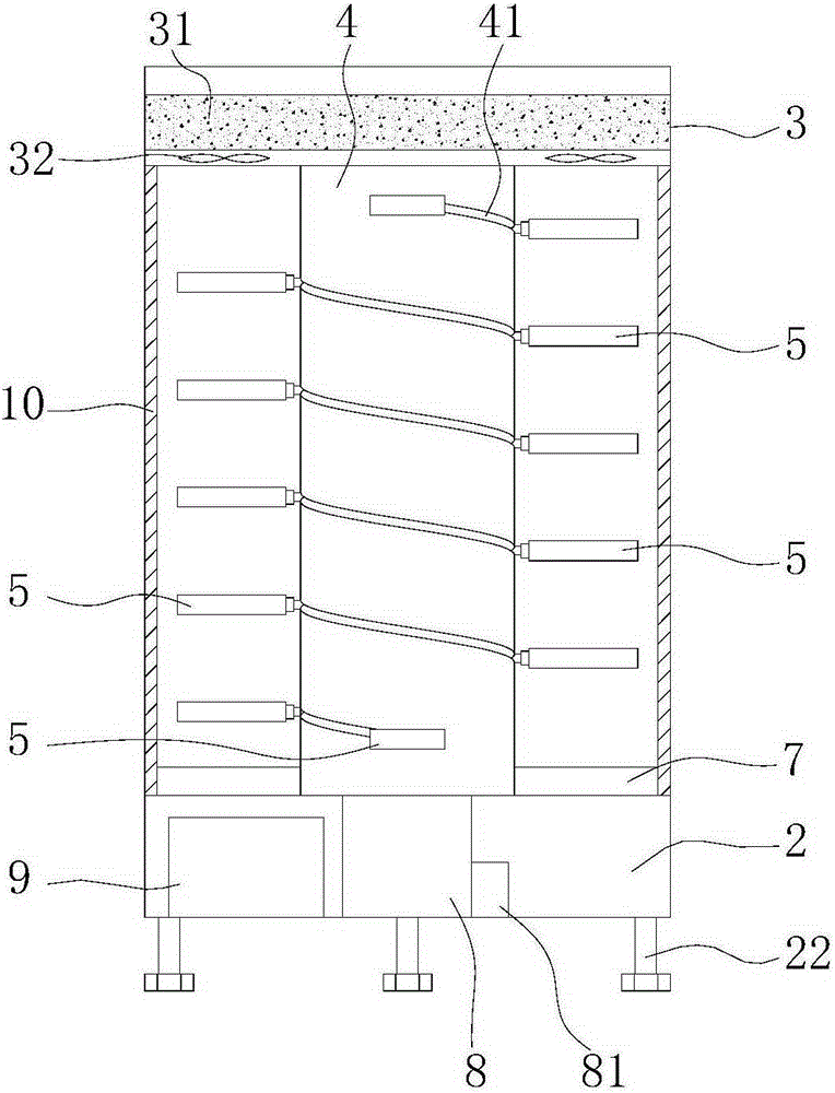 Screw walking type soft capsule drying device