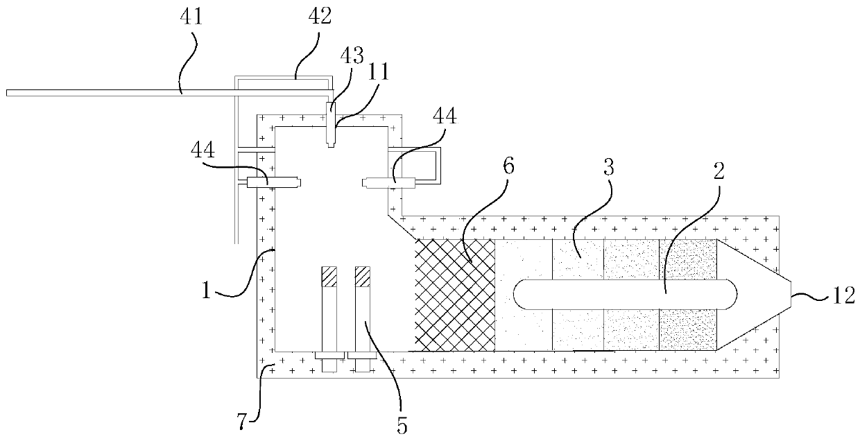 Liquid fuel catalytic reforming device