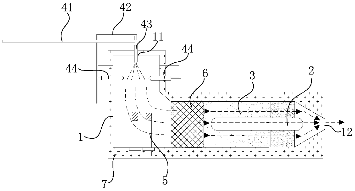 Liquid fuel catalytic reforming device