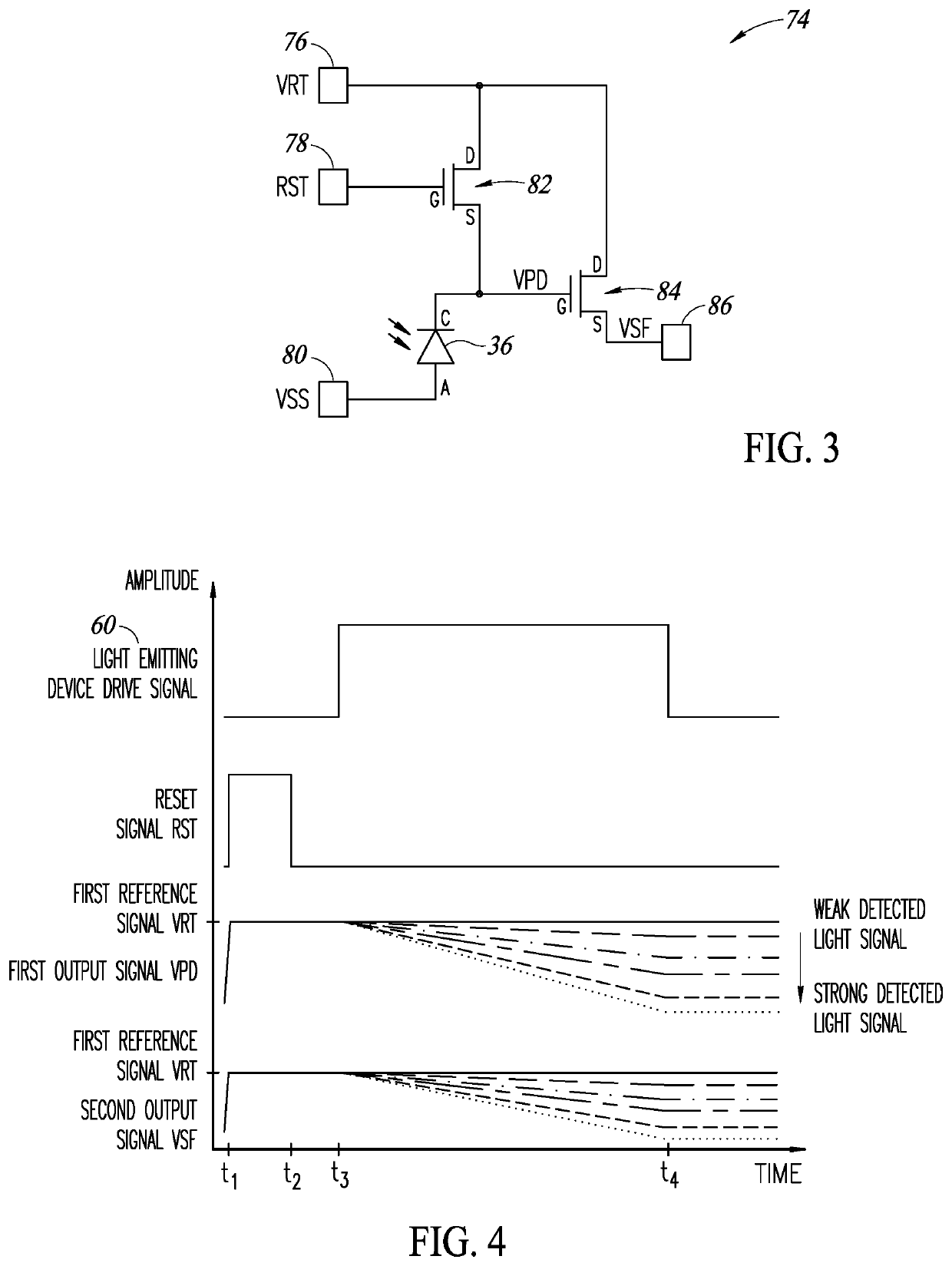 Fluidic ejection device with optical blockage detector