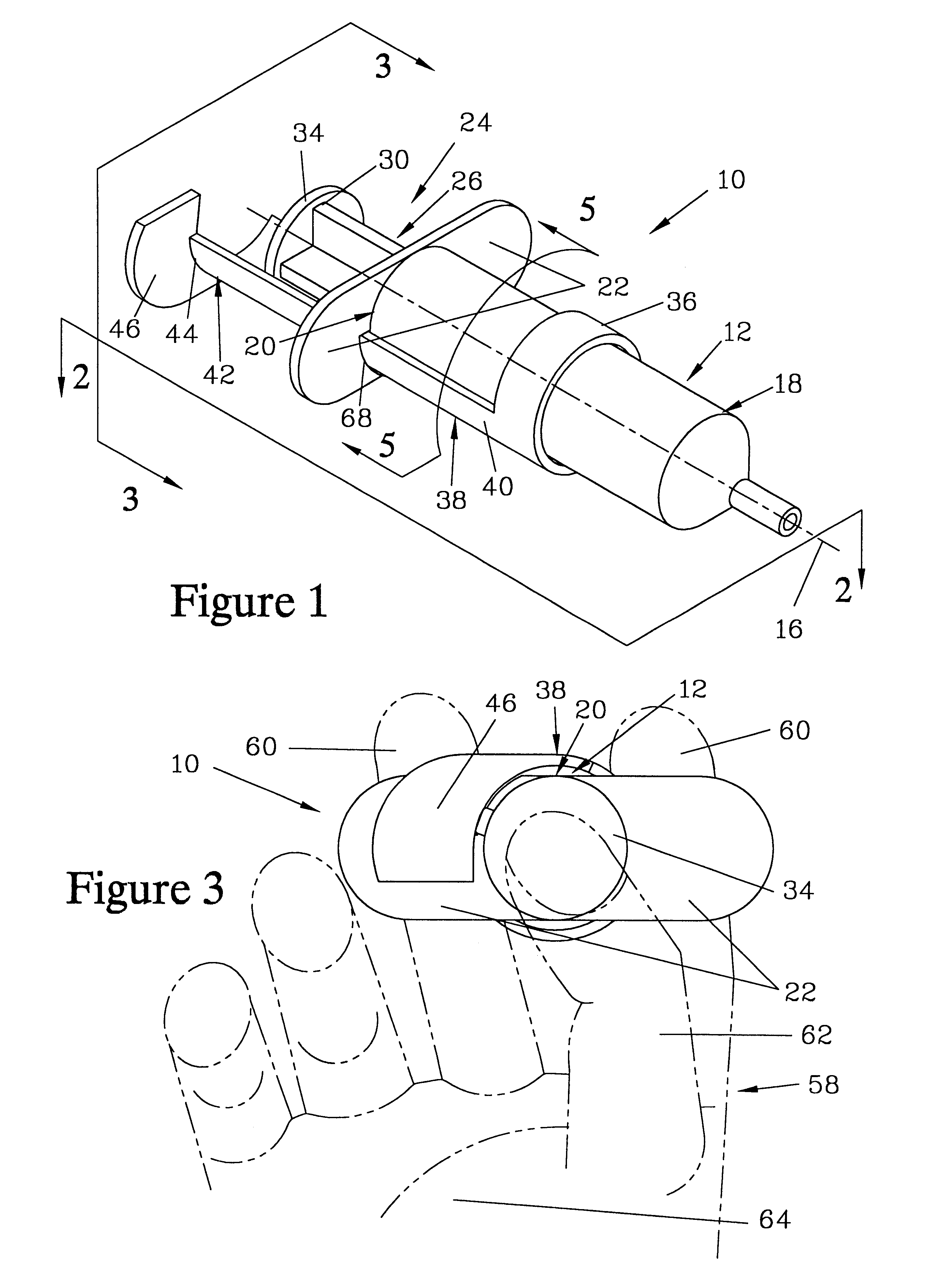 One-handed single grip position aspiration and injection syringe