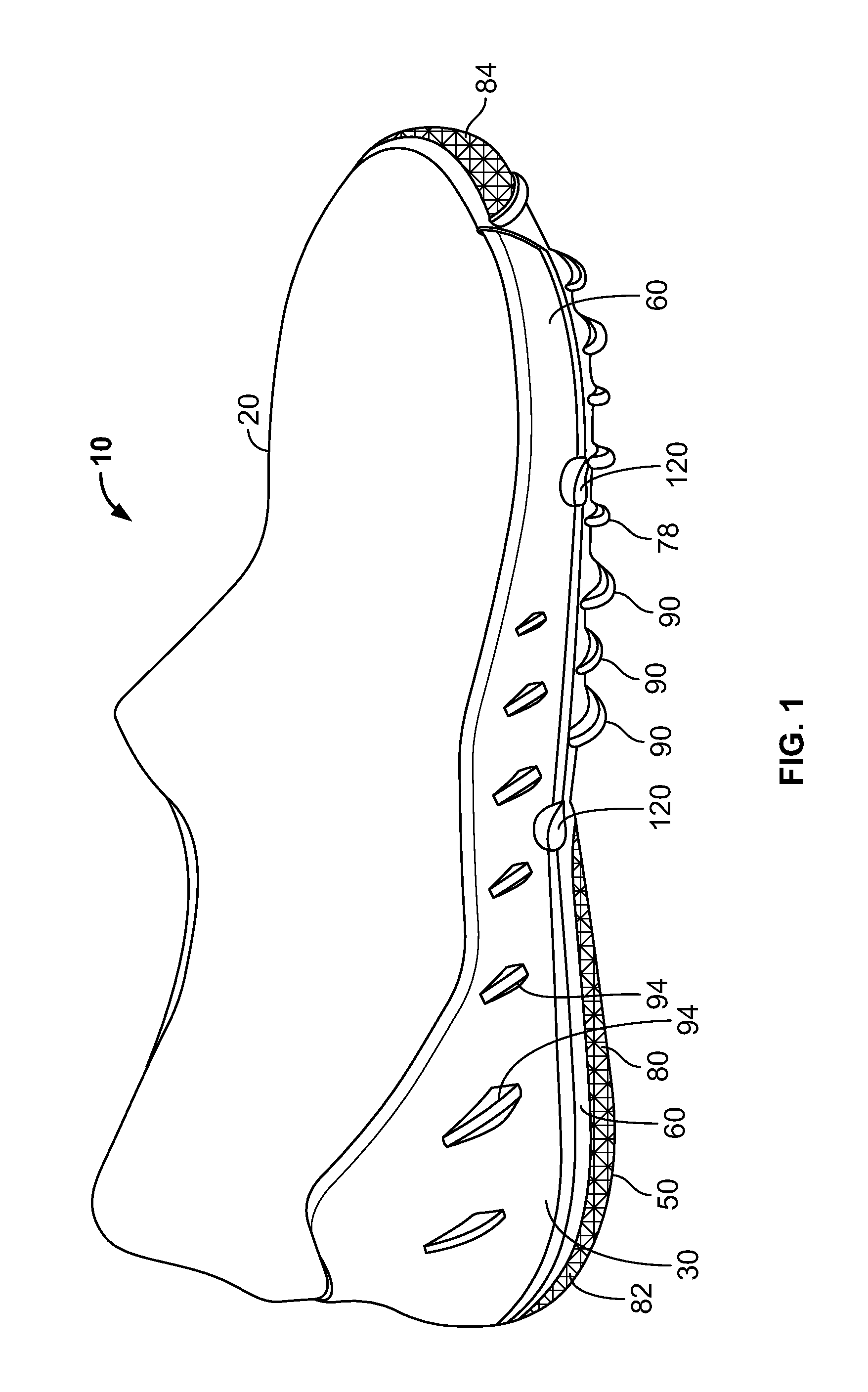 Footwear with pontoon sole structure