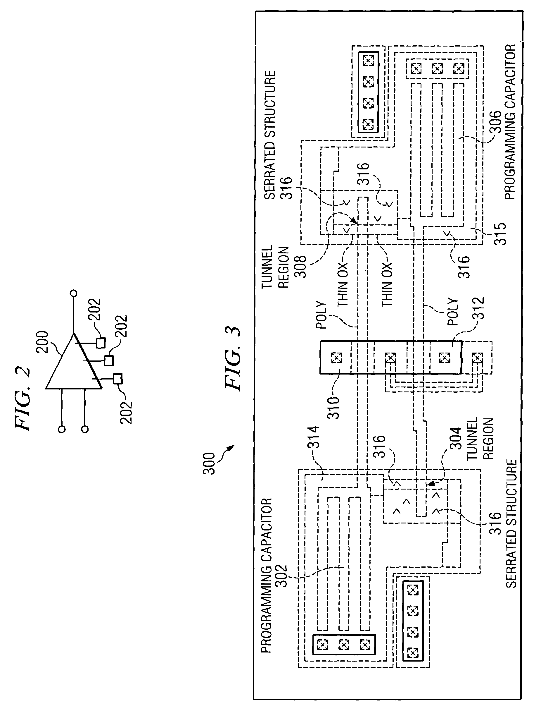EEPROM device and method for providing lower programming voltage