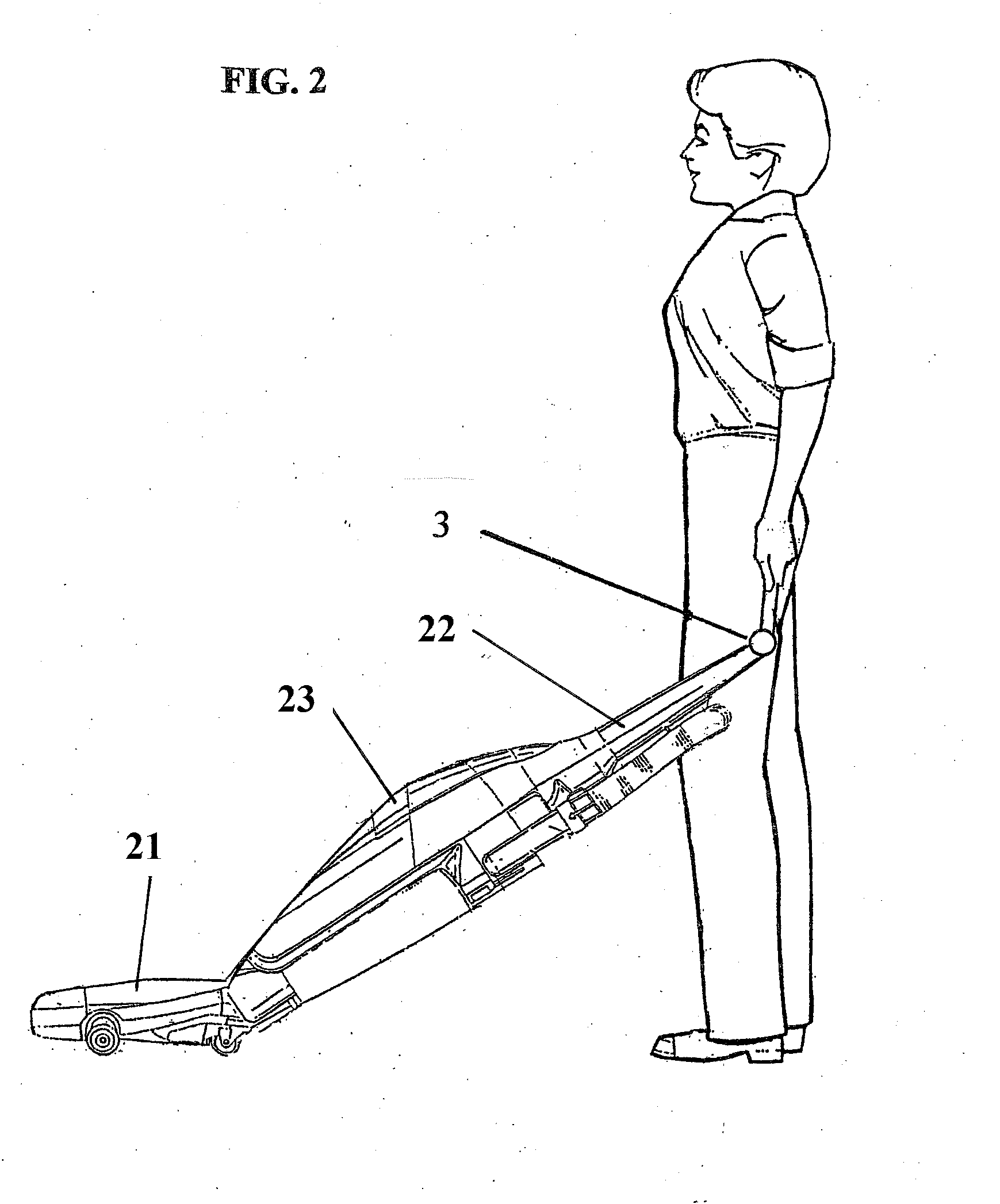Vacuum cleaner with swivel and swing handle