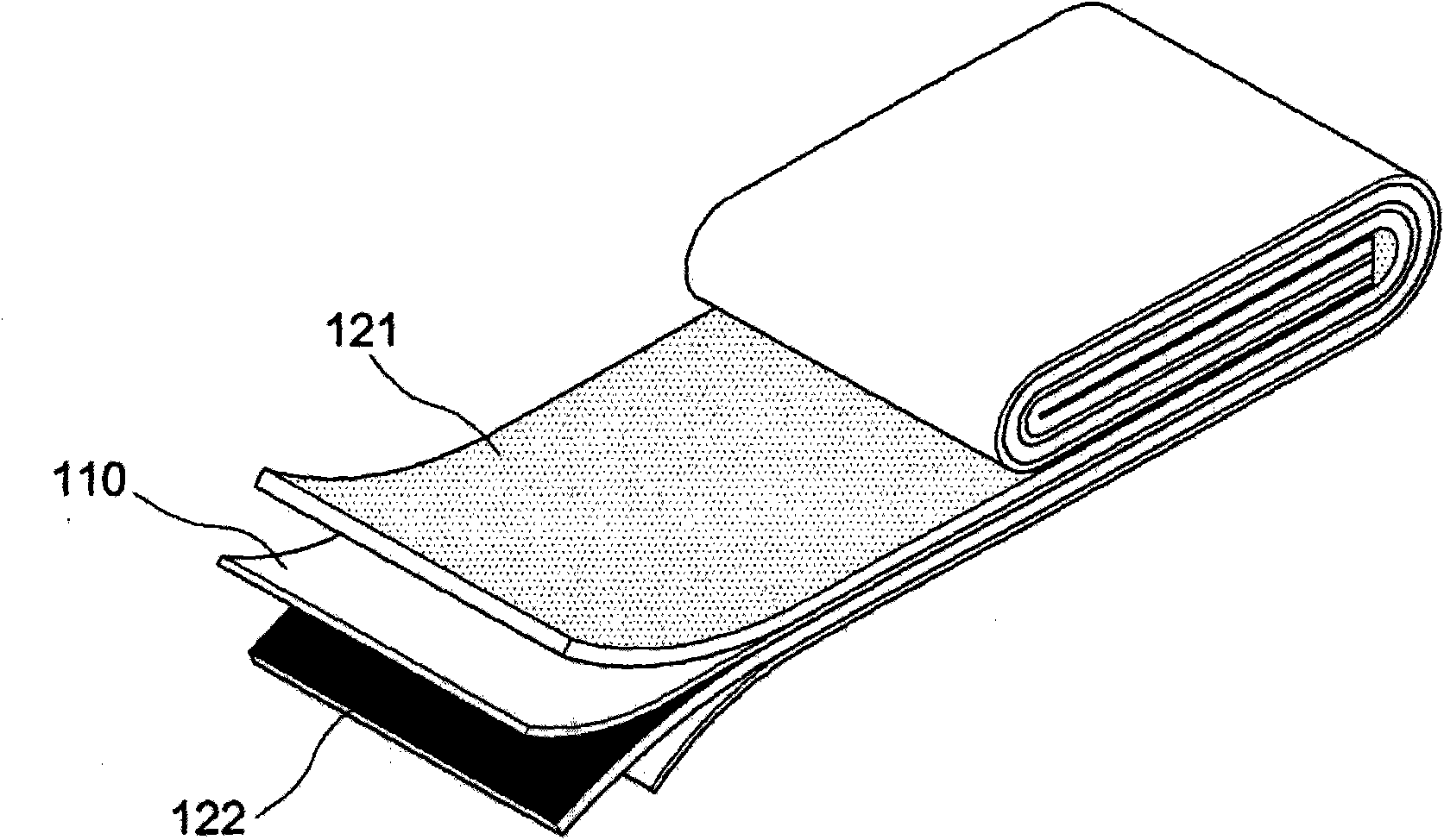 Manufacturing method of stacked electrodes by winding type electrode stacking and stacked electrode thereby