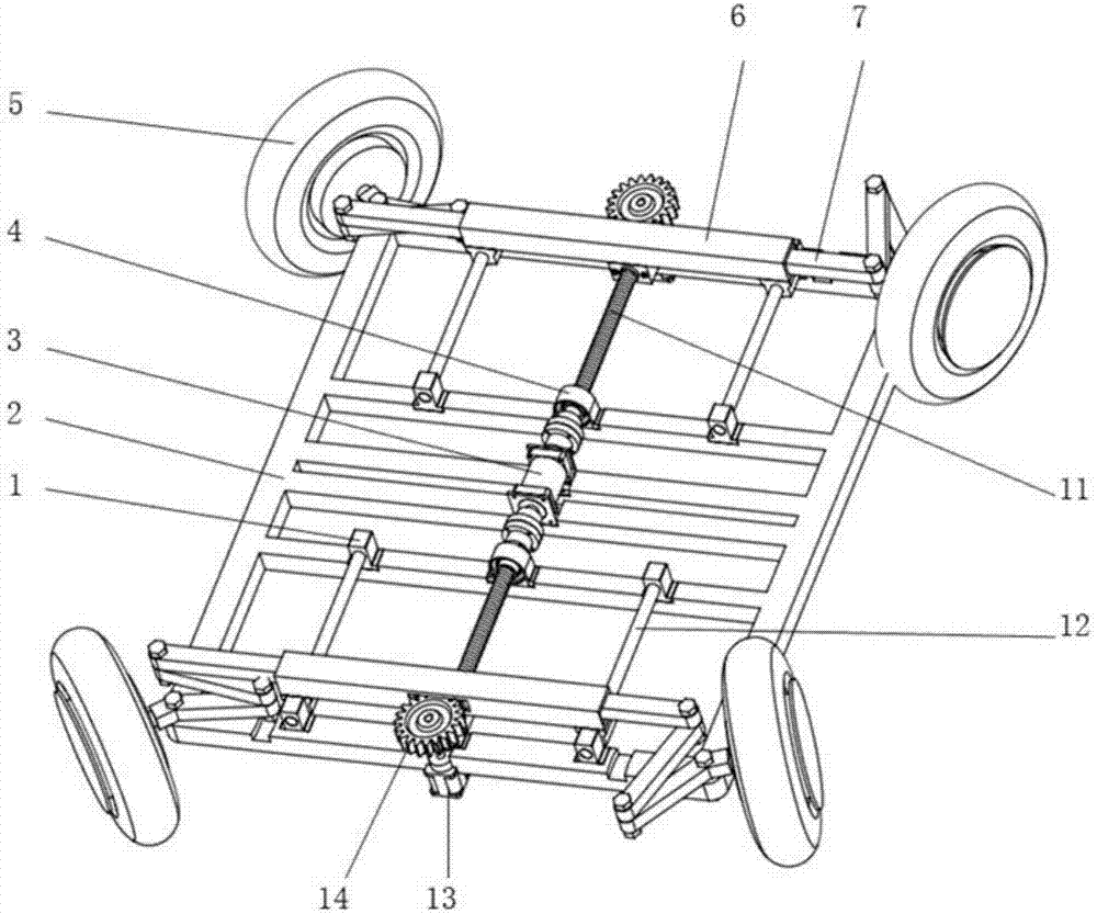 Full steering chassis