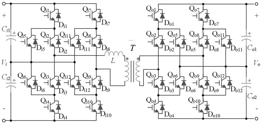 An isolated dual full-bridge active neutral point clamped three-level dc/dc converter