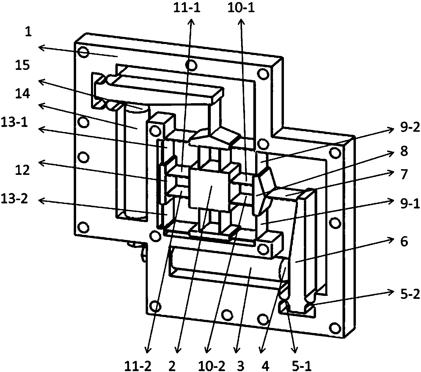 Two-degree-of-freedom nanometer positioning platform