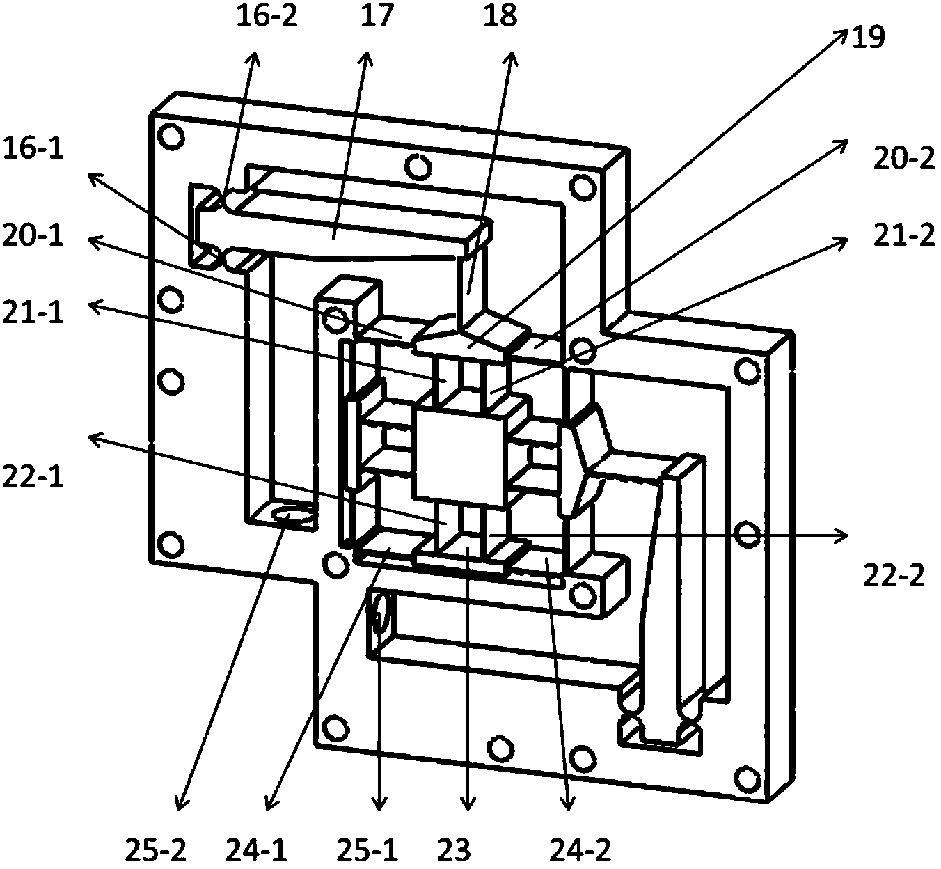 Two-degree-of-freedom nanometer positioning platform