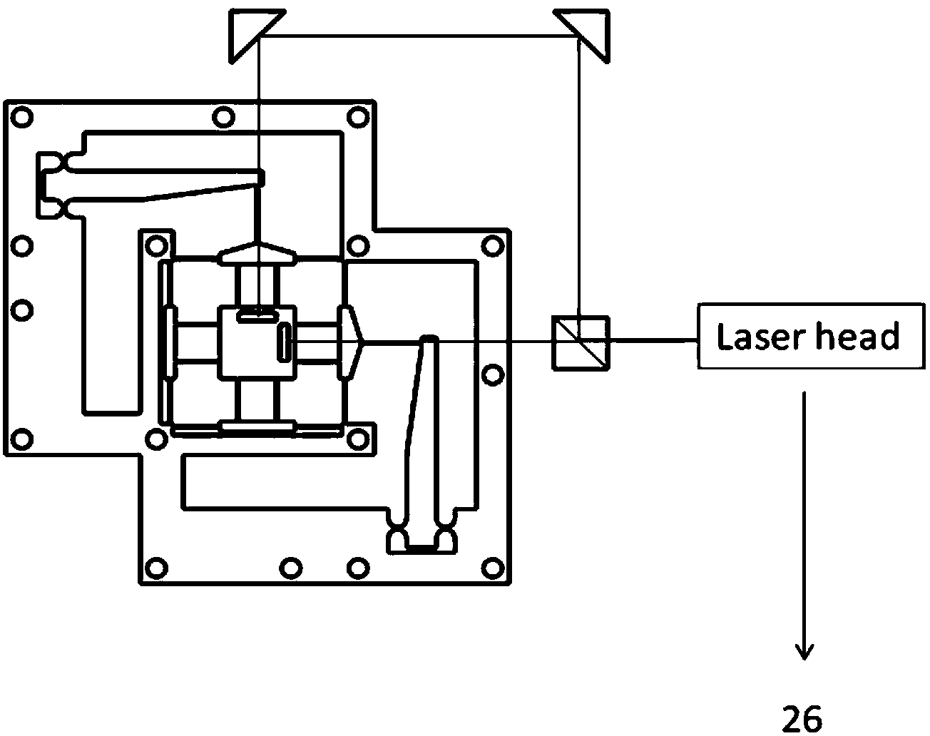 Two-degree-of-freedom nanometer positioning platform