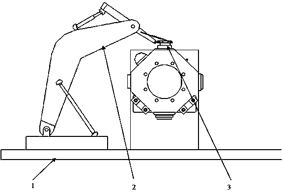 Novel light combination prism adjusting device