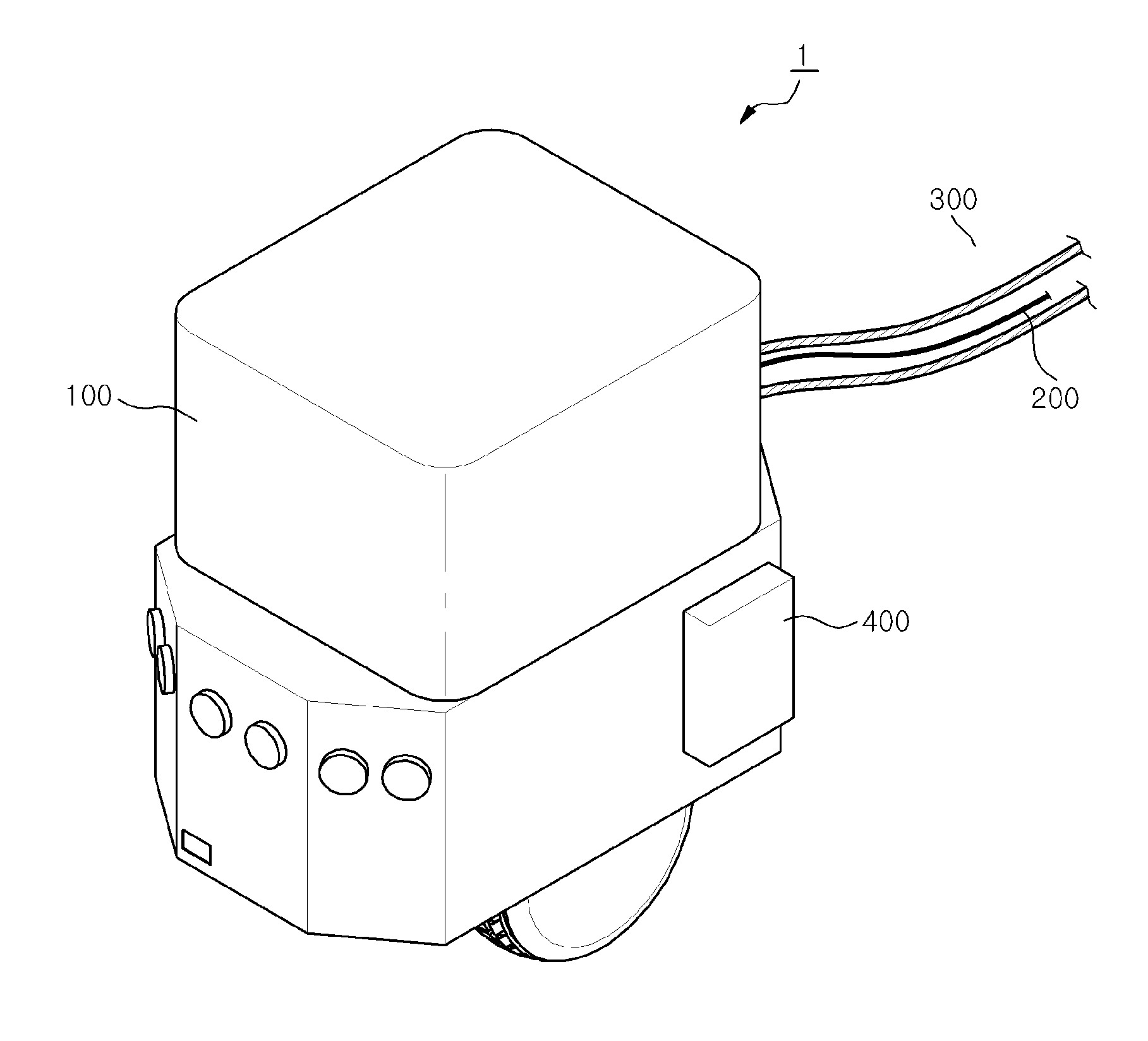Mobile robot with returning mechanism