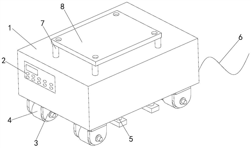 Power device for moving semiconductor equipment