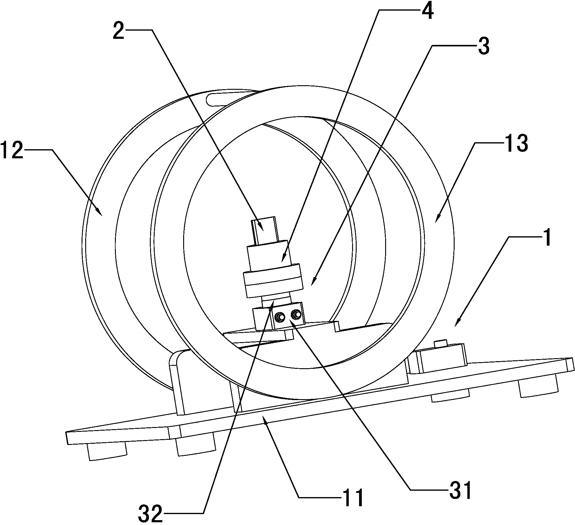 Method for measuring flux of magnetic element and device thereof