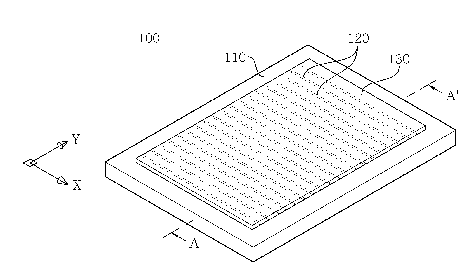Transparent conductive film for touch panel and method for manufacturing the same