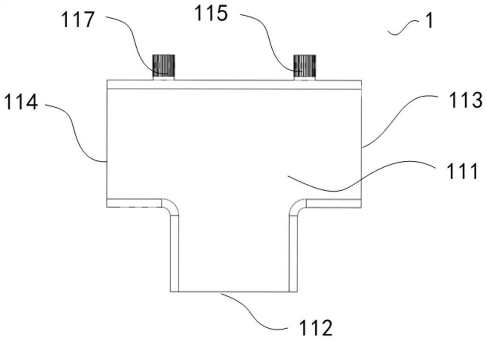 A gas density measuring device