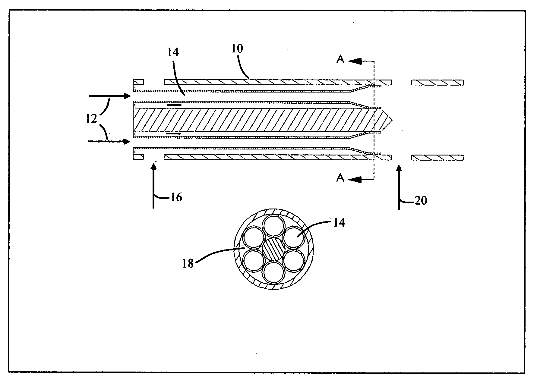 Method for low NOx combustion with low pressure drop