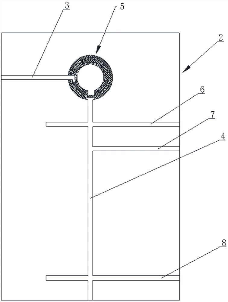 A pre-separation method and diamond-based separation device for fluorine-containing waste