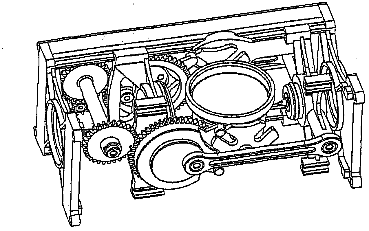 Brewing assembly for an automatic hot-drink machine