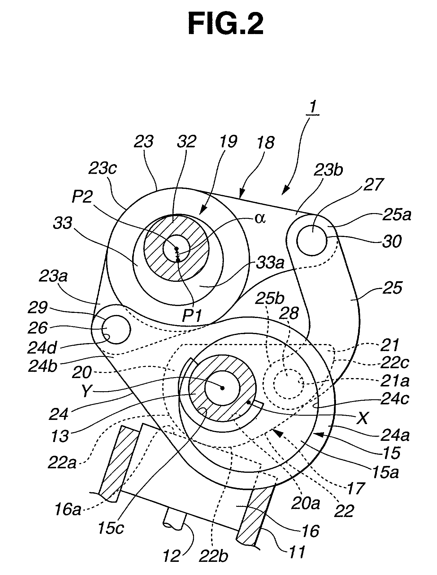 Valve control device of internal combustion engine