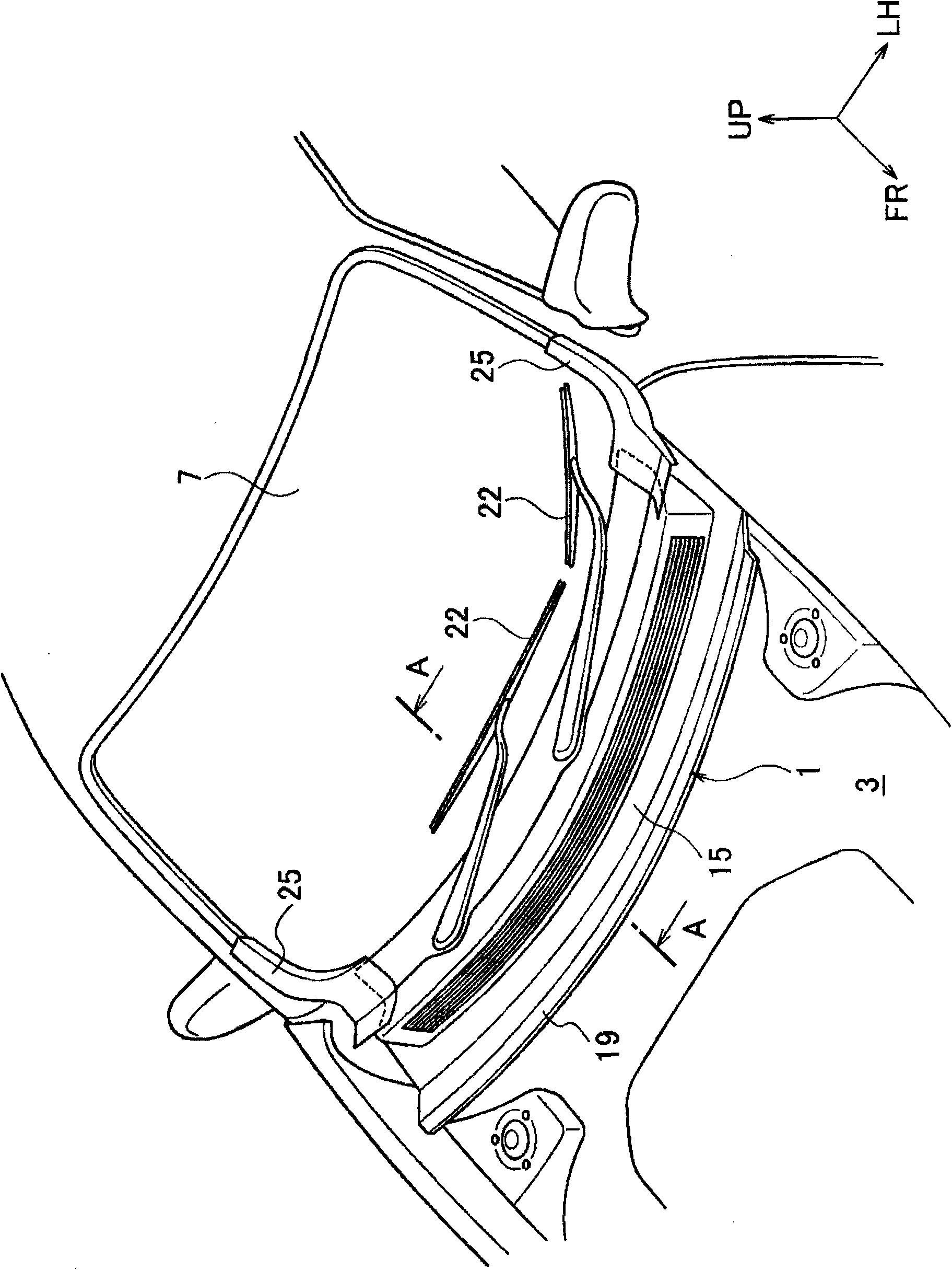 Structure of mounting cowl top cover