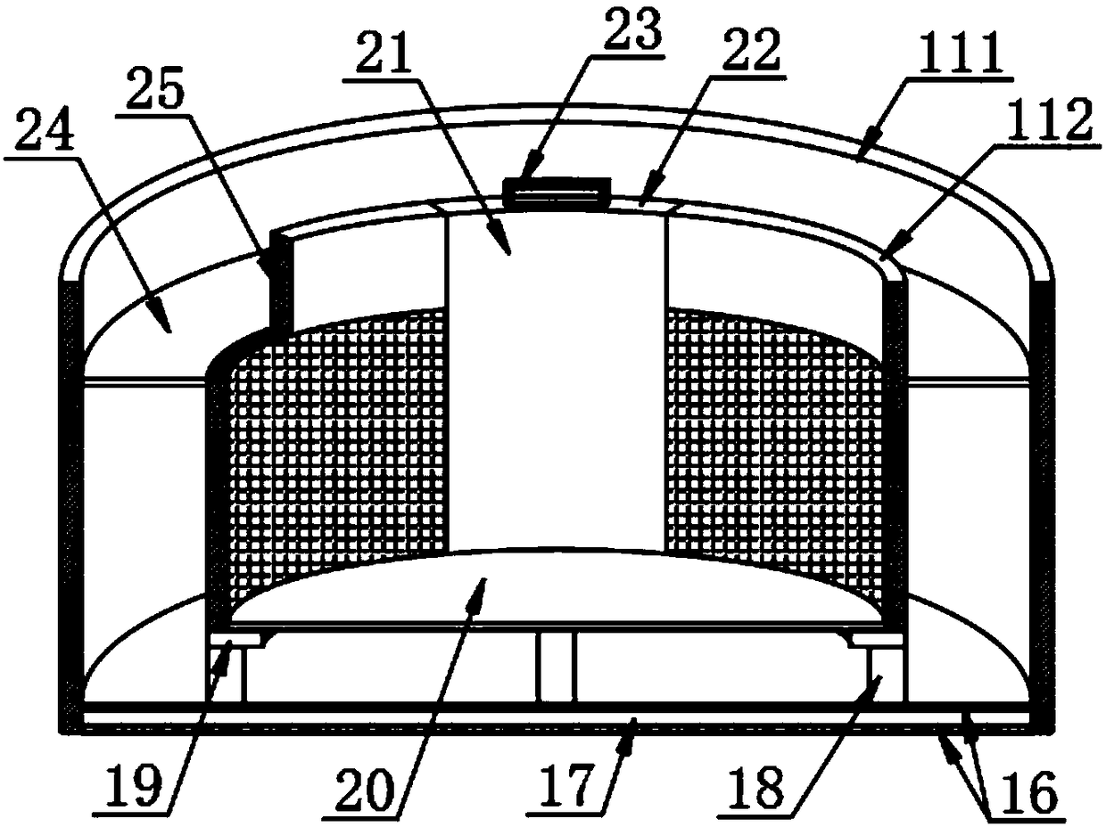 Ship sewage treatment device and method