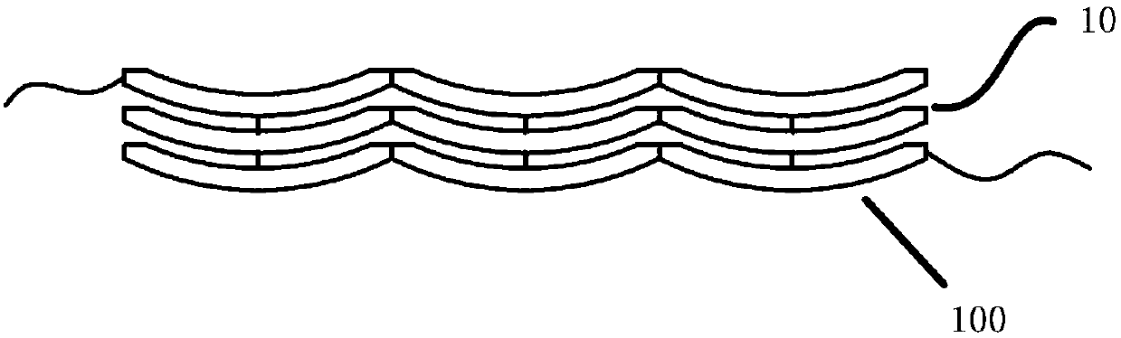 Absorbable composite patch for rotator cuff repair and manufacturing method