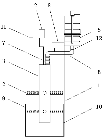 Liquid medicine spray equipment for different deep sewage treatments