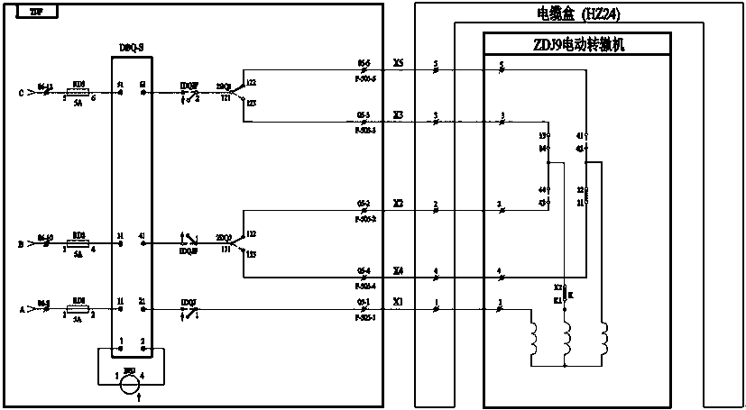 Turnout control circuit for AC switch machine
