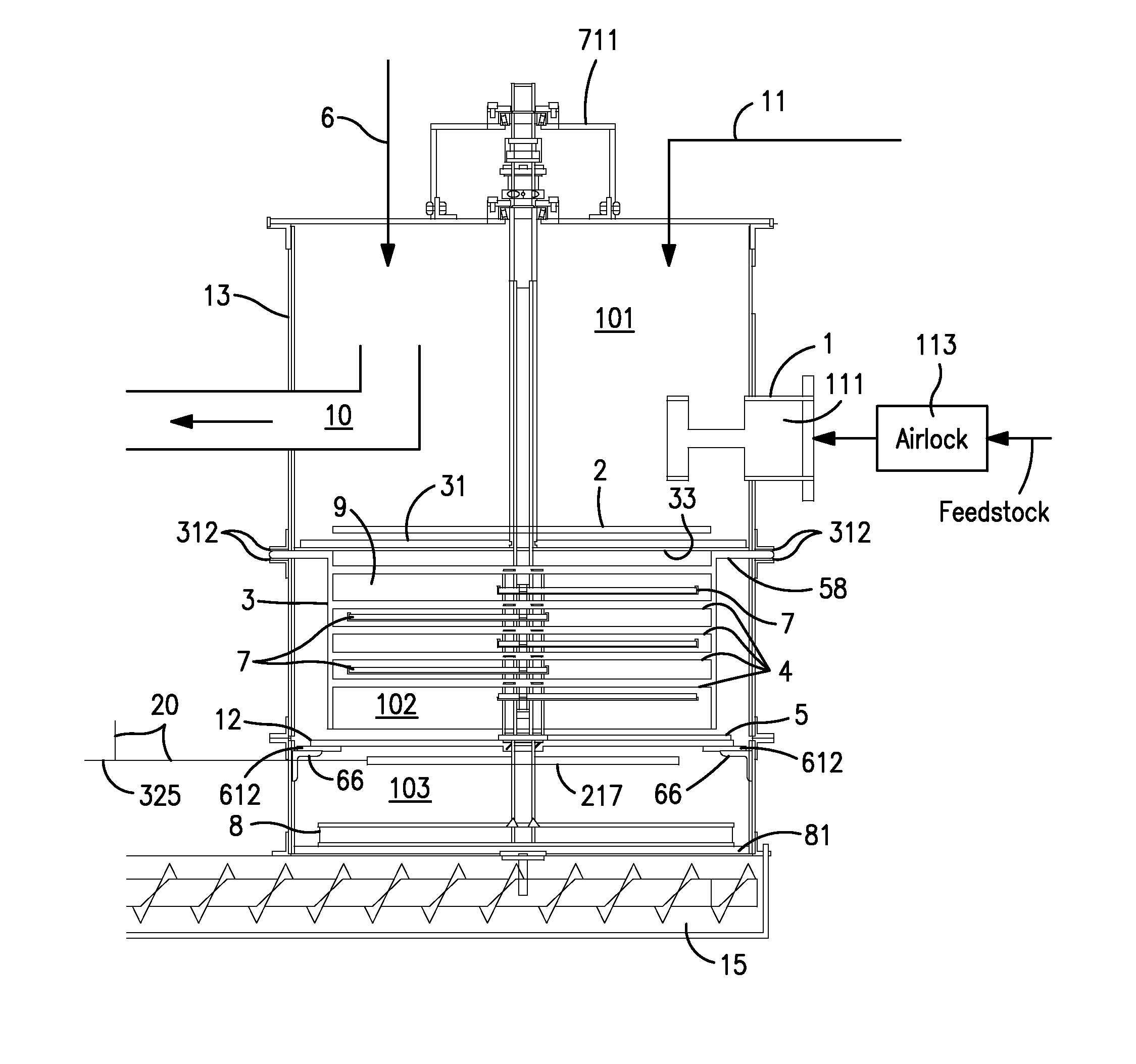 Apparatus and method for conversion of solid waste into synthetic oil, gas, and fertilizer