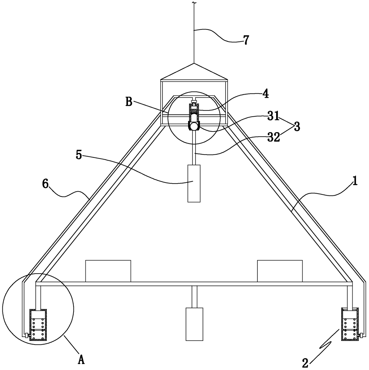 Bottom Type Measuring Device for Velocity of Bottom Sea Water