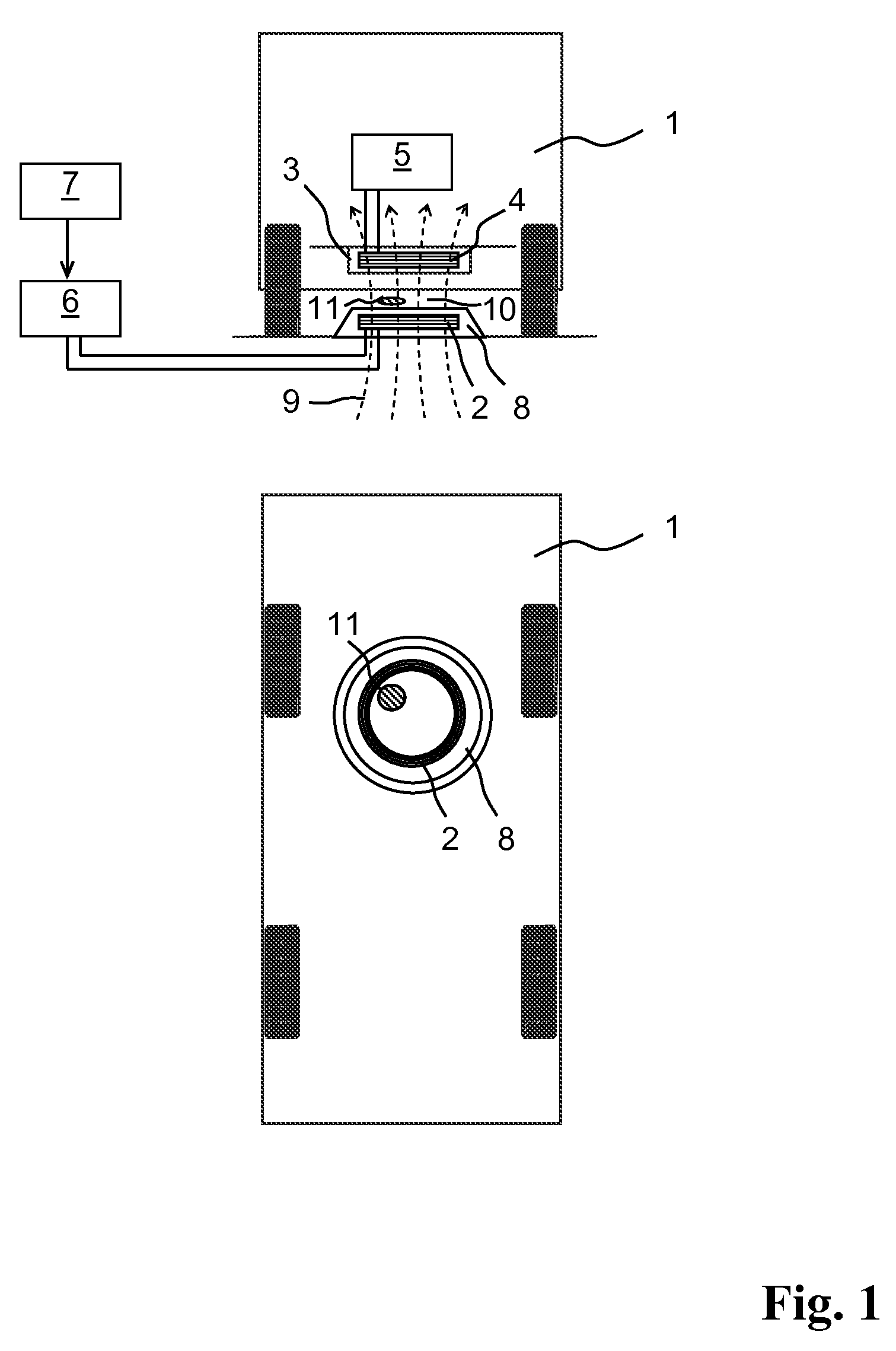Device for inductive transmission of electrical energy