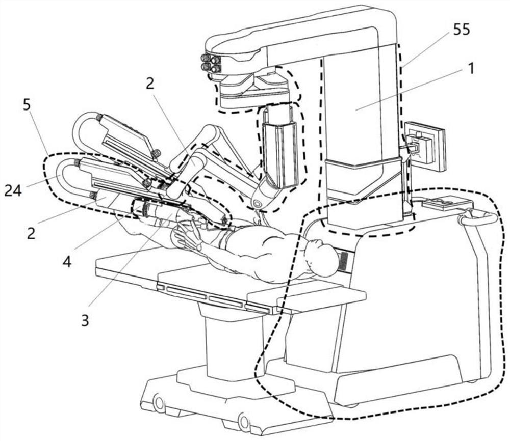 Sterile curtain accessory and surgical robot system