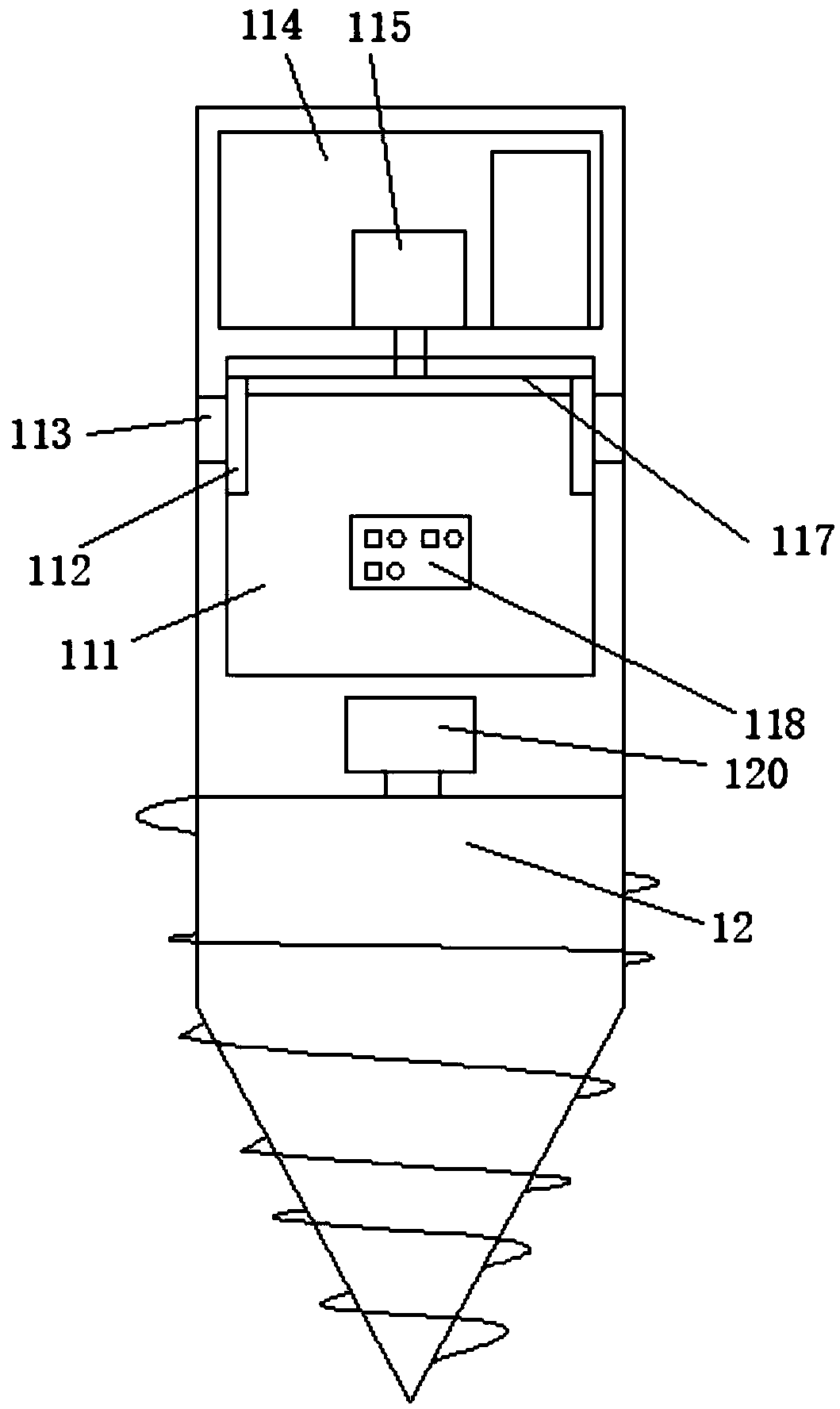 Underground water sampling and detection integrated equipment and use method thereof