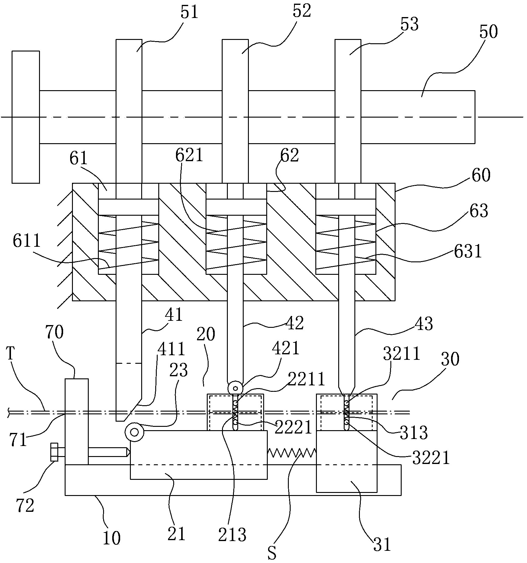 Automatic feeding device and jewelry wire cut-off machine comprising same